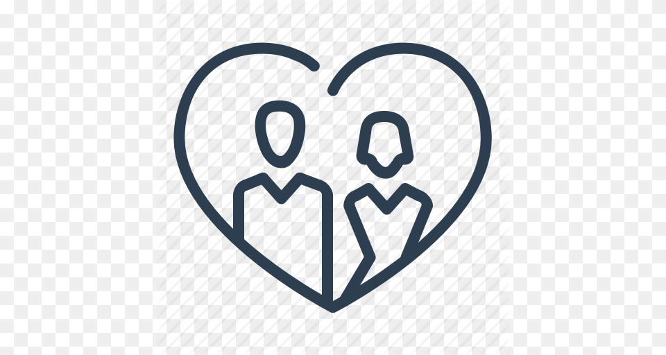 Couple Family Heart Love Marriage Relations Wedding Icon Png Image