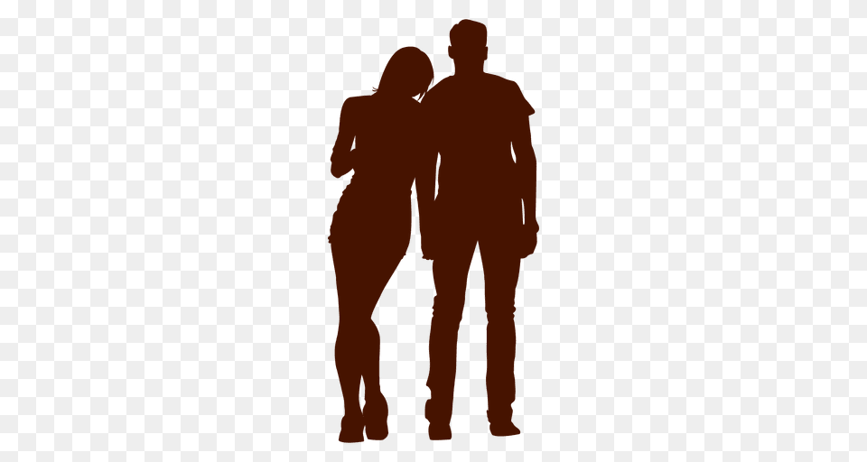 Couple Family Kiss Holding Hands, Silhouette, Adult, Male, Man Free Transparent Png