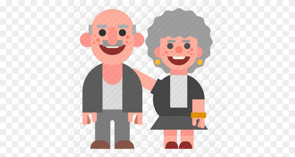 Couple Grandma Grandpa Grandparents Laughing Smiling White Icon, Photography, Baby, Person, Face Free Png Download