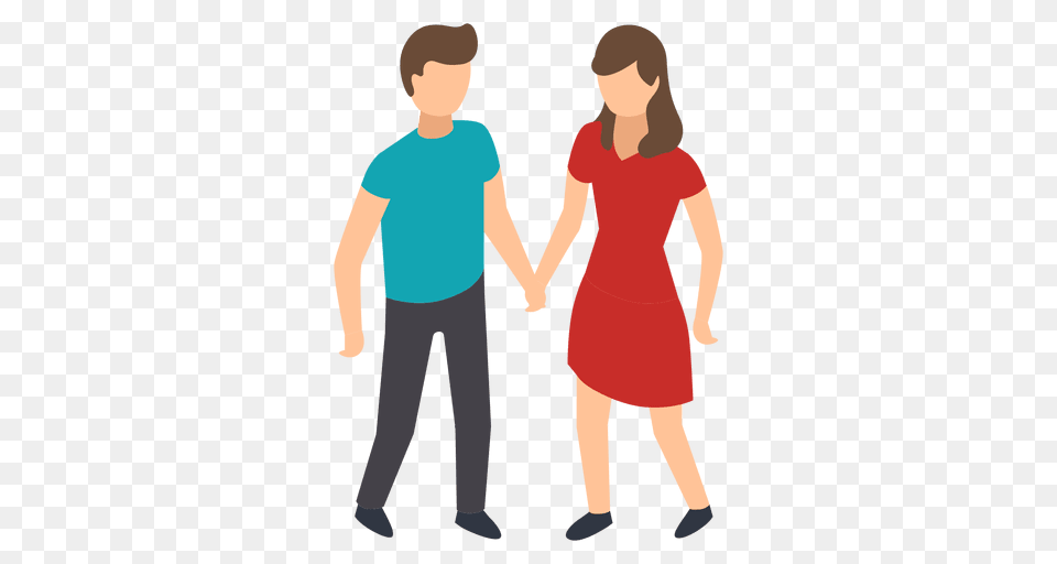 Couple Hand In Hand Illustration, Body Part, Person, Male, Holding Hands Png Image