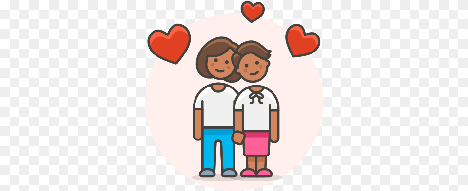 Couple Head Lesbian Love To Icon Of Lgbt Illustrations Icon Of Lesbian Couple, Person, Face, Heart, Cream Free Transparent Png