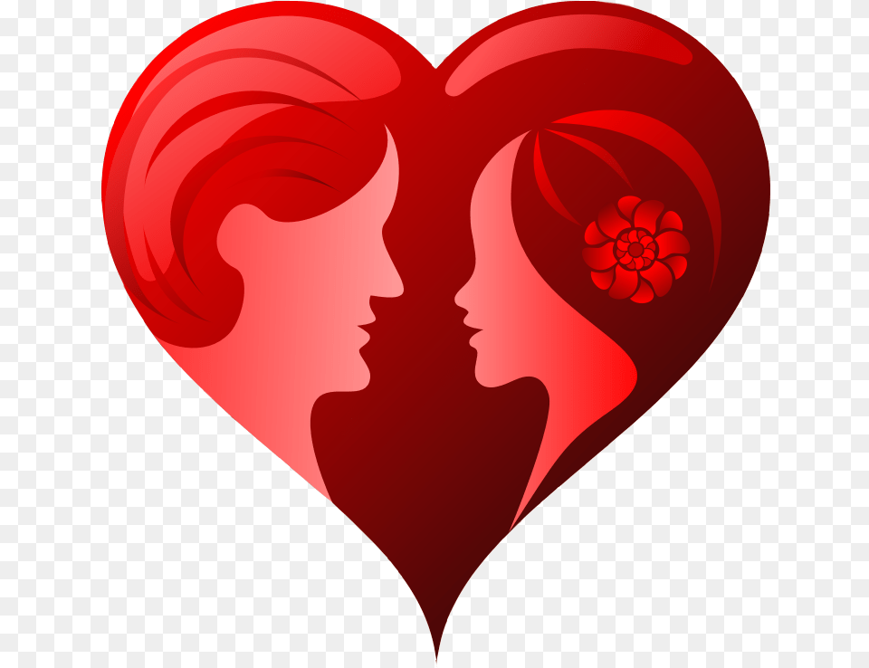 Couple Heart Logo Clipart Valentines Day Couple, Adult, Female, Person, Woman Free Transparent Png