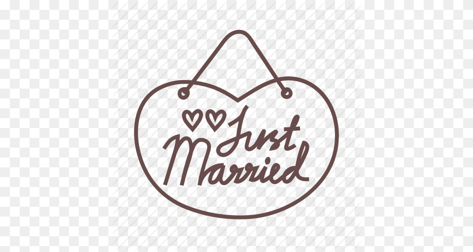 Couple Husband Just Marriage Married Wedding Wife Icon, Text Free Transparent Png