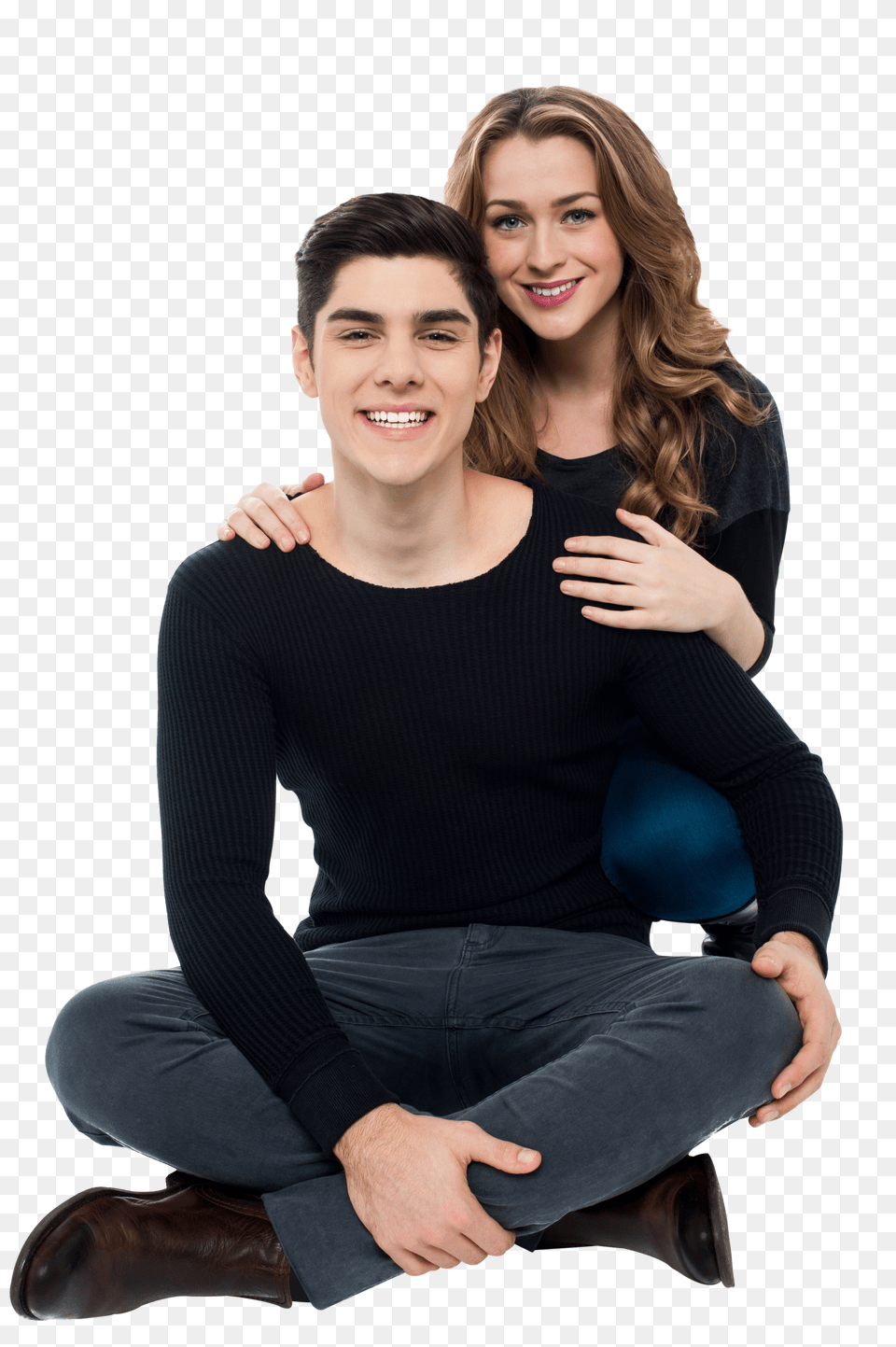 Couple Image With No, Gray Free Transparent Png