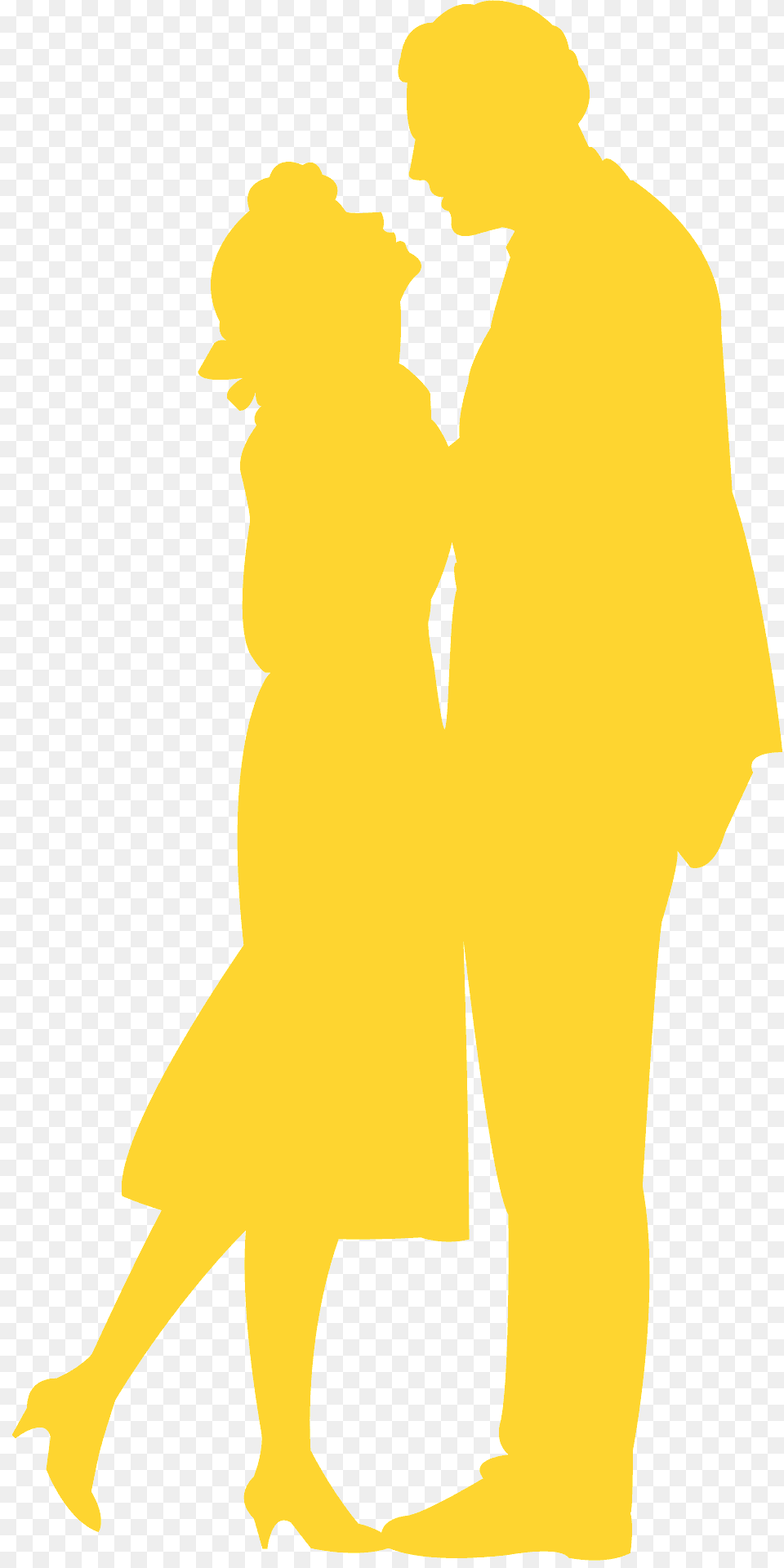 Couple In Love Silhouette, Clothing, Coat, Adult, Male Free Png