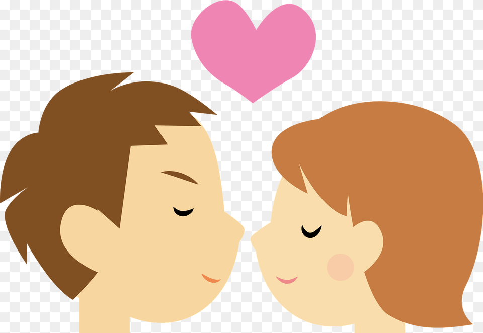 Couple Is Kissing Clipart, Face, Head, Person, Baby Free Transparent Png