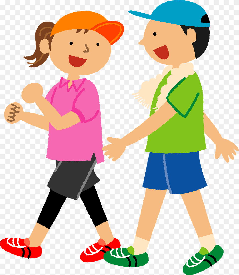 Couple Is Walking Clipart, Clothing, Shorts, Ball, Person Free Png