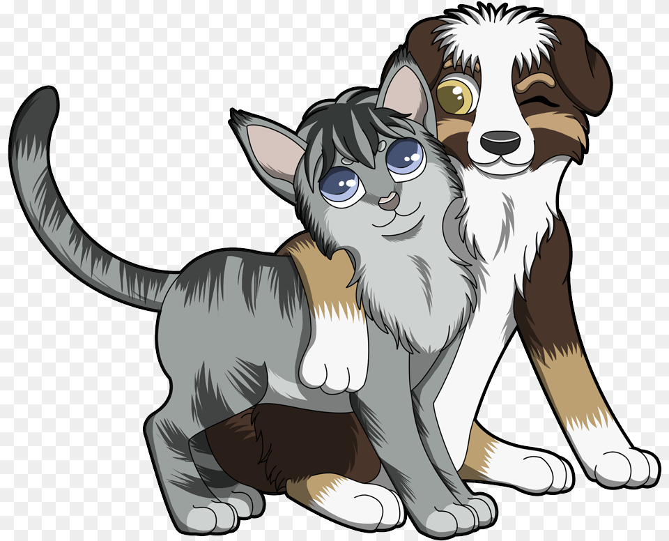 Couple Of Kittenser Puppieser Cartoon, Person, Publication, Book, Comics Free Png Download