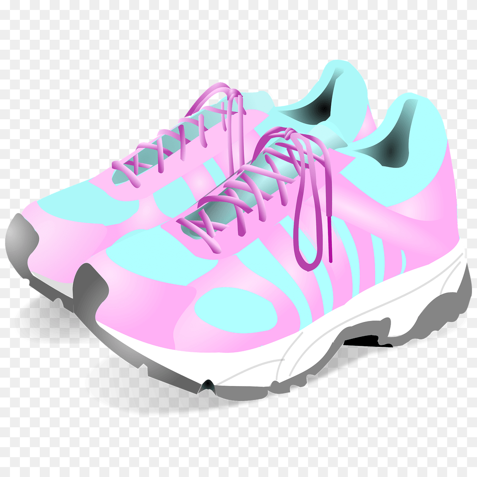 Couple Of Sneakers Clipart, Clothing, Footwear, Running Shoe, Shoe Free Png Download
