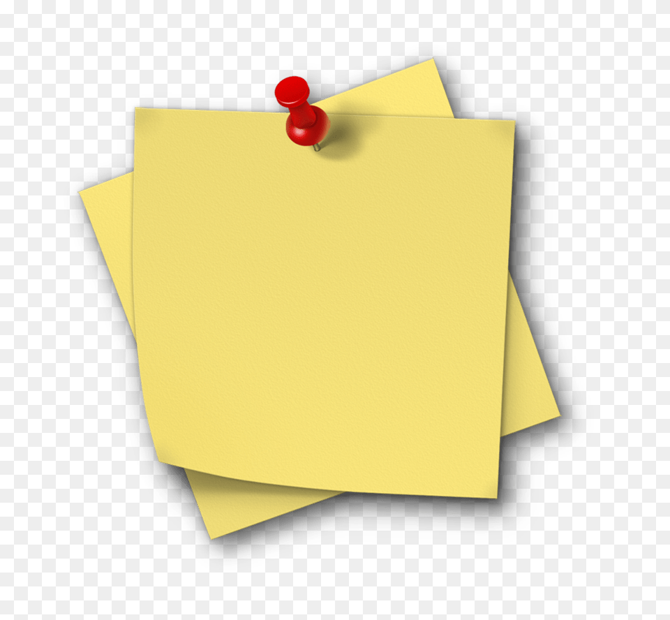 Couple Of Sticky Notes With Pin, First Aid, Text Free Transparent Png