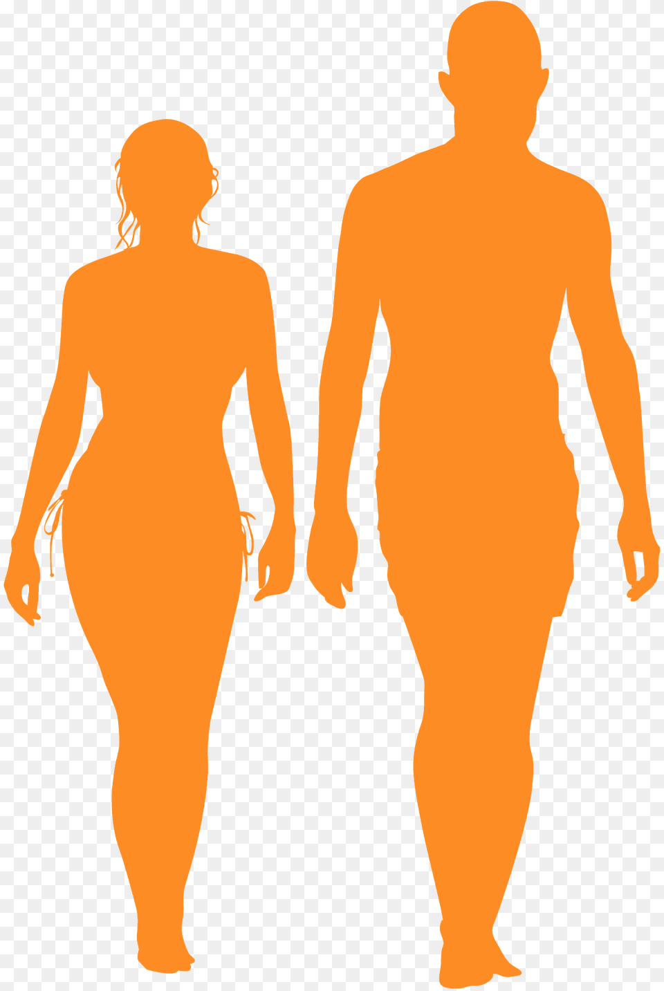 Couple On Beach Silhouette, Adult, Male, Man, Person Png