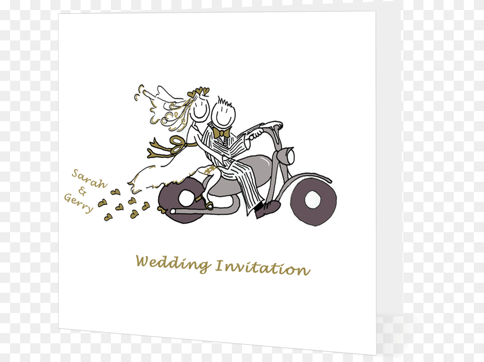 Couple On Motorb Portable Network Graphics, Baby, Person, Art, Machine Free Transparent Png