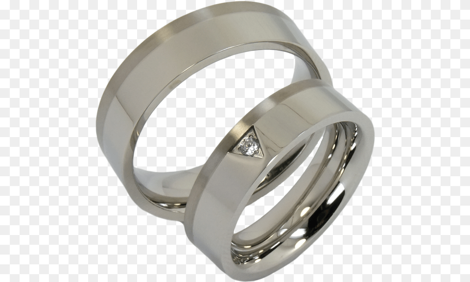Couple Rings Stainless Steel With Titanium Pre Engagement Ring, Accessories, Jewelry, Platinum, Silver Free Transparent Png
