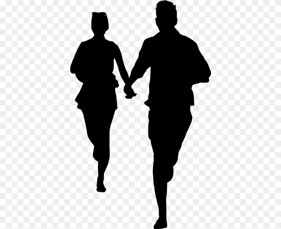 Couple Silhouette, Body Part, Person, Hand, Man Free Transparent Png