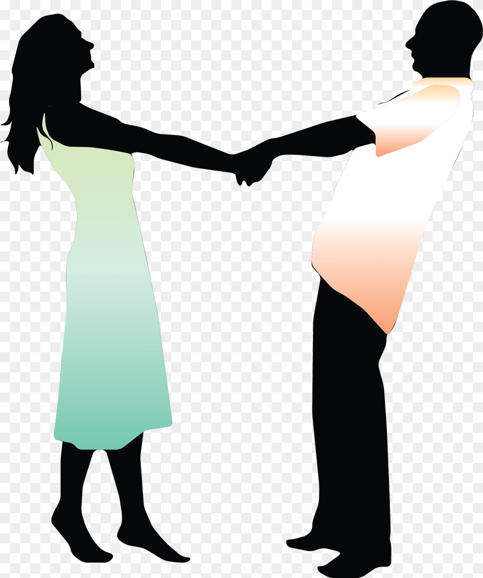 Couple Silhouette, Body Part, Person, Hand, Adult Png Image