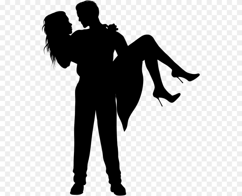 Couple Silhouette Umbrella Kissing Download Take Her In My Arm, Firearm, Weapon, Gun, Handgun Png