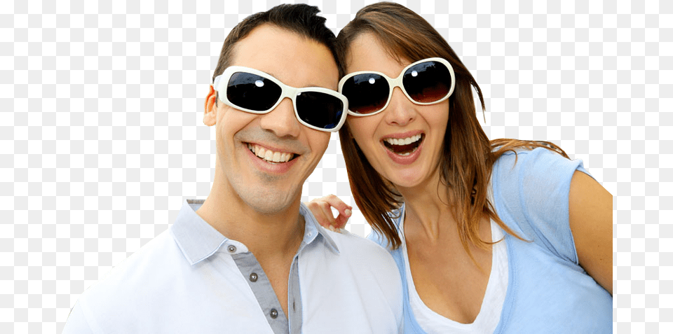 Couple Smiling And Making Travel Selfie Couple Selfie, Accessories, Sunglasses, Person, Head Png Image