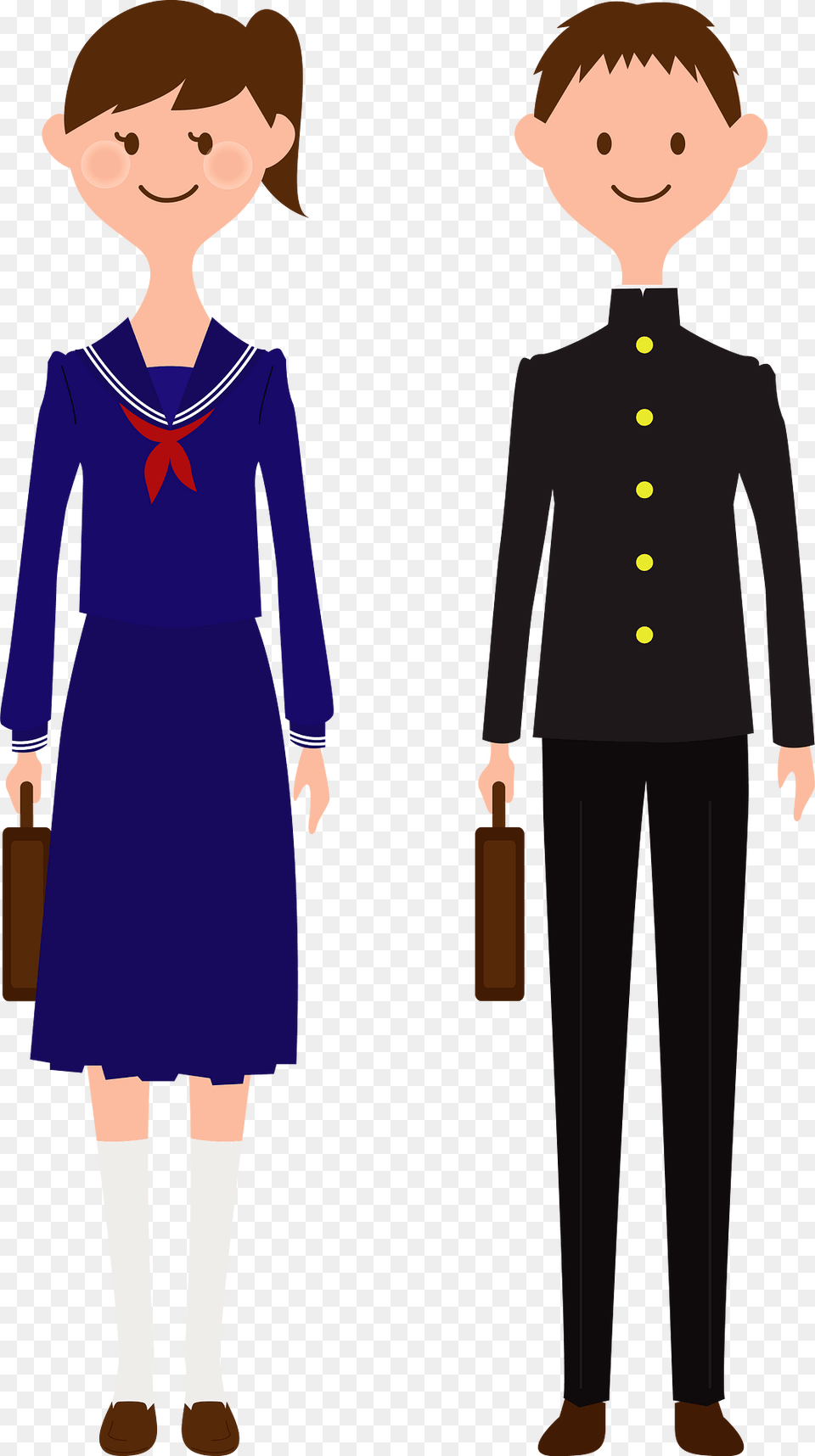 Couple Students Clipart, Sleeve, Clothing, Long Sleeve, Coat Png