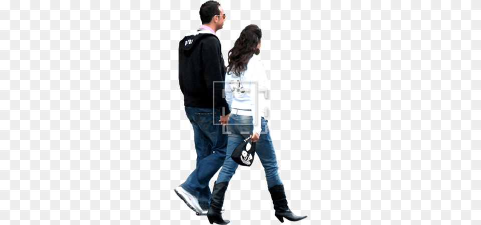 Couple Walking Away, Clothing, Pants, Person, Jeans Free Png Download