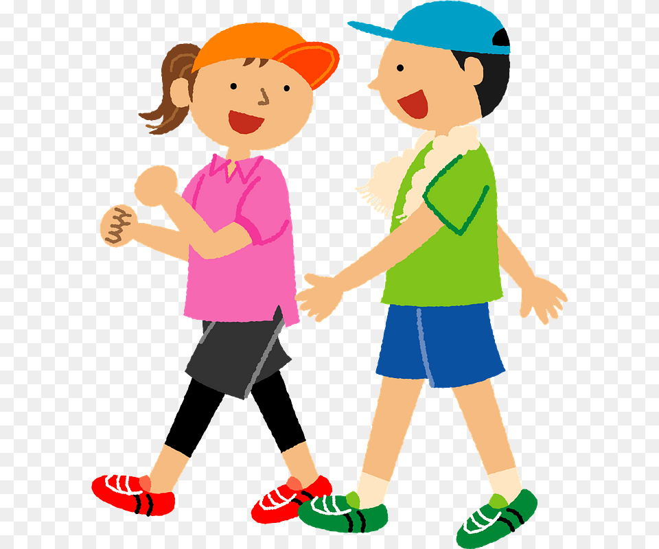 Couple Walking Clipart, Shorts, Clothing, Ball, Person Free Png