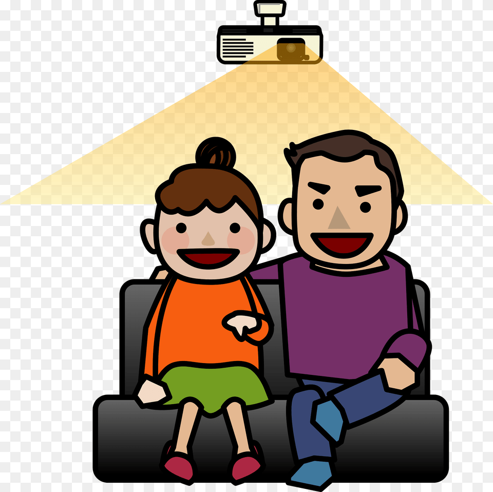 Couple Watching Movies Clipart, Baby, Person, Face, Head Free Transparent Png