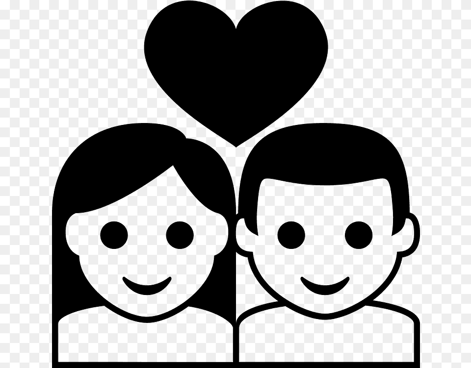 Couple With Heart Emoji Clipart Warren Street Tube Station, Gray Png Image