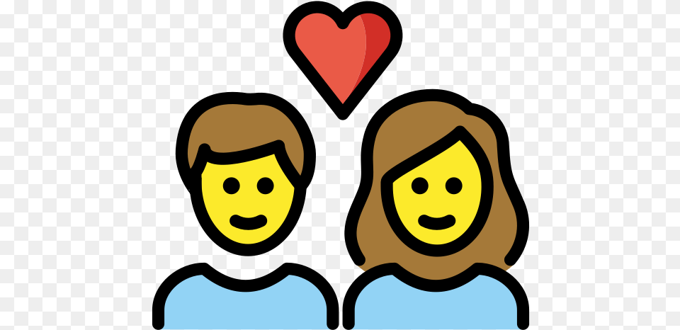 Couple With Heart Emoji Meanings U2013 Typographyguru Dad Mom Hd, Face, Head, Person, Animal Free Transparent Png