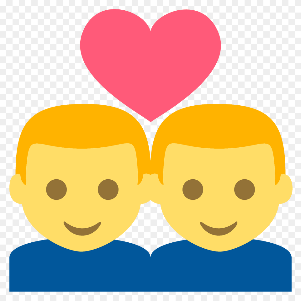 Couple With Heart Man Man Emoji Clipart, Balloon, Face, Head, Person Free Transparent Png