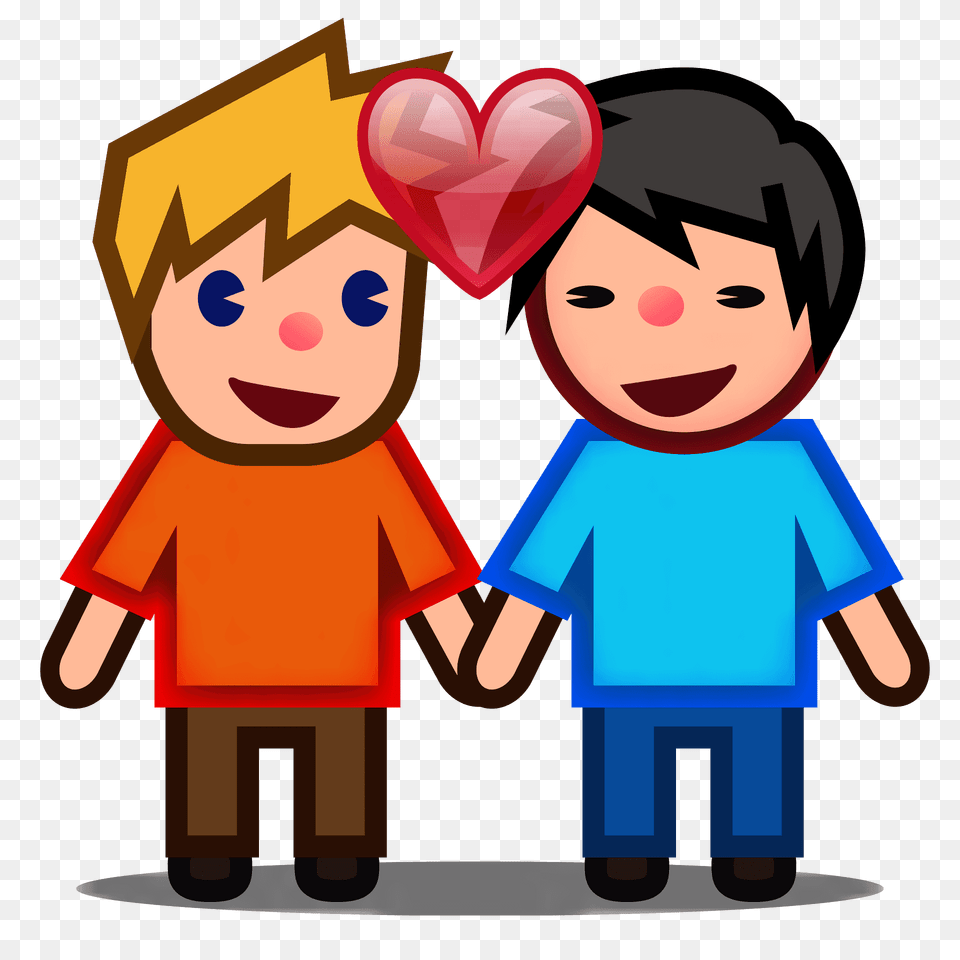 Couple With Heart Man Man Emoji Clipart, Face, Head, Person, Photography Png