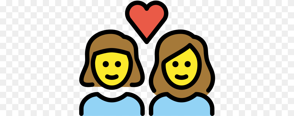 Couple With Heart Woman Emoji Mom And Dad, Face, Head, Person, Baby Png Image