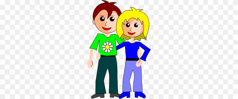 Couples Clip Art Book, Comics, Publication, Clothing Free Png