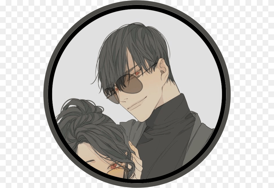 Couples Icons Anime Couple Black Aesthetic, Publication, Book, Comics, Photography Free Png