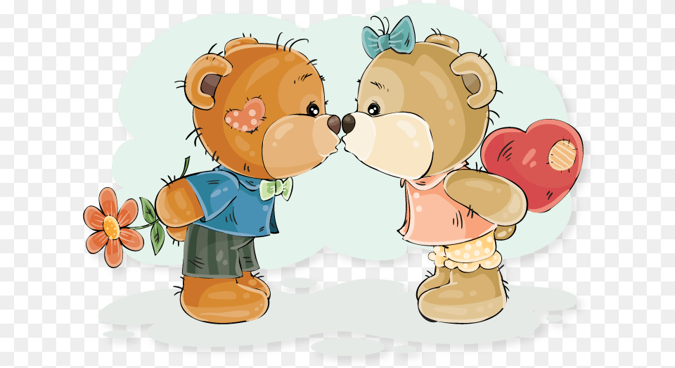 Couples T Shirts For Valentine S Day, Animal, Baby, Bear, Mammal Png