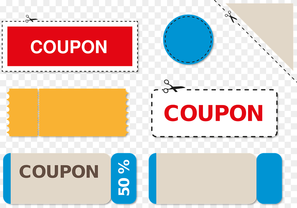 Coupon Scissors Cut Out Percent Discount Award, Text Free Png Download