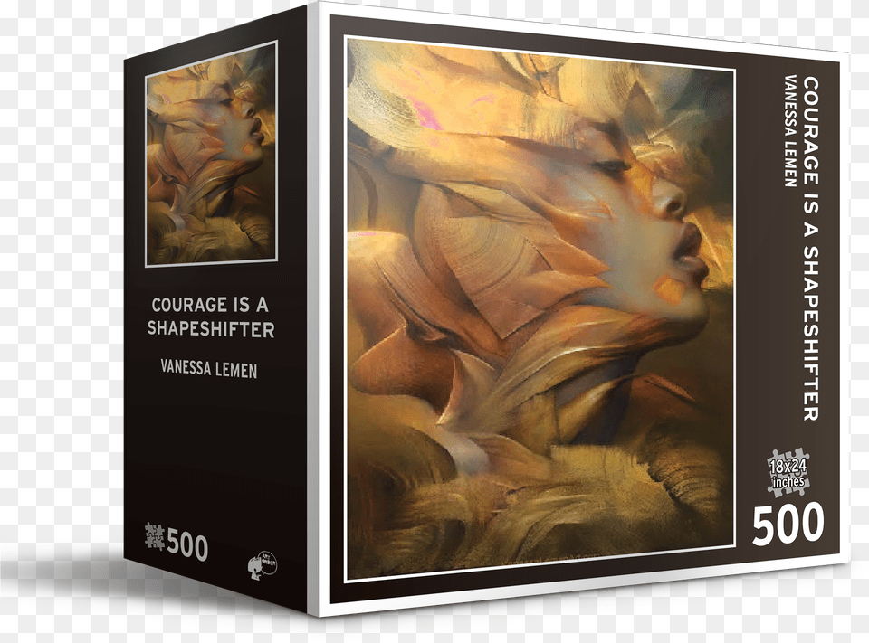 Courage Is A Shapeshifter Jigsaw Puzzle Left Hand Of Darkness Art, Book, Publication, Person, Face Free Transparent Png