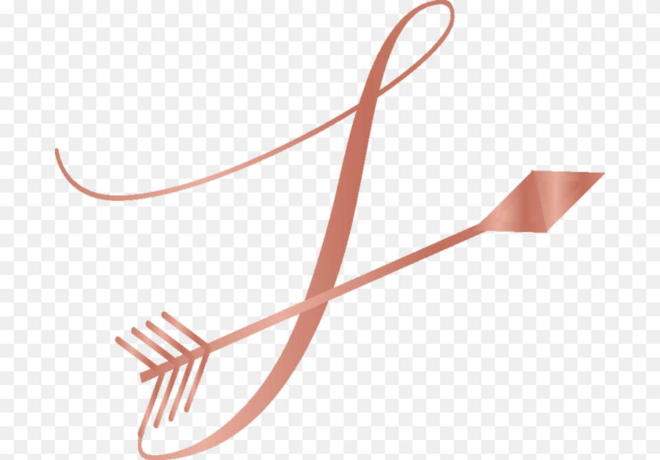 Courage Rose Gold Arrow, Weapon Png Image