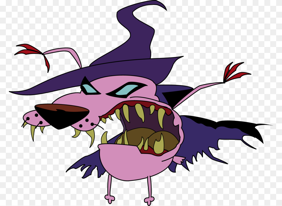 Courage Sandman Transparent Courage The Cowardly Dog, Cartoon Png Image