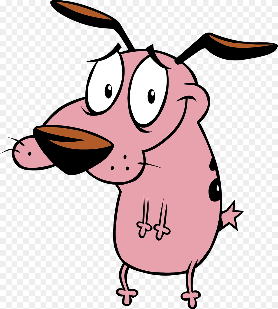 Courage The Cowardly Dog, Cartoon Free Png Download