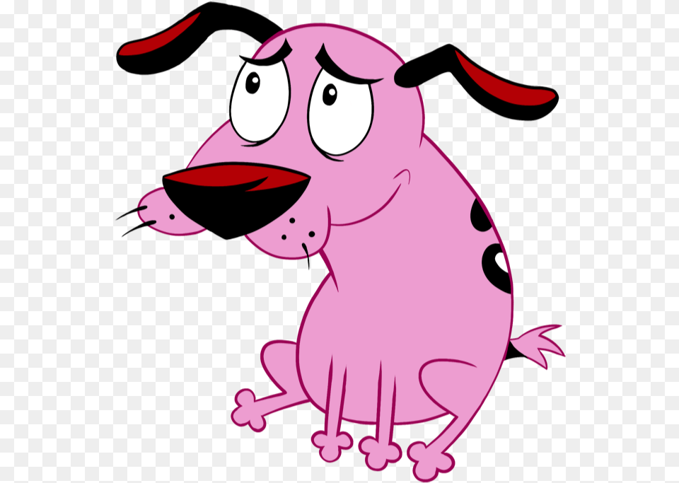 Courage The Cowardly Dog, Cartoon, Animal, Fish, Sea Life Free Png Download