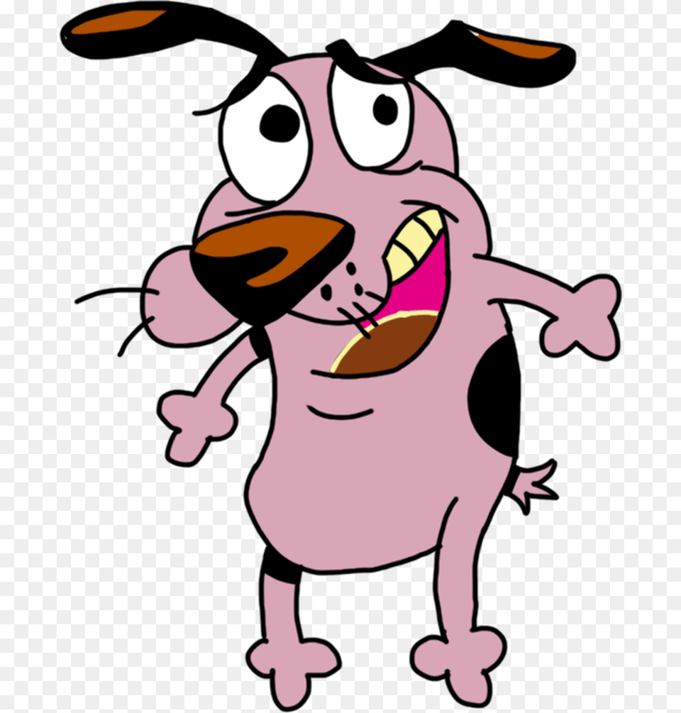 Courage The Cowardly Dog, Cartoon, Animal, Bear, Mammal Free Png Download