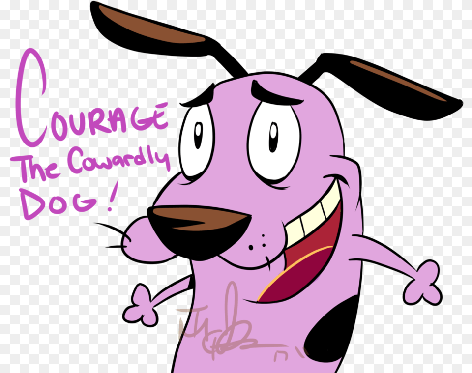 Courage The Cowardly Dog Cartoon, Purple, Weapon, Blade, Dagger Free Png Download