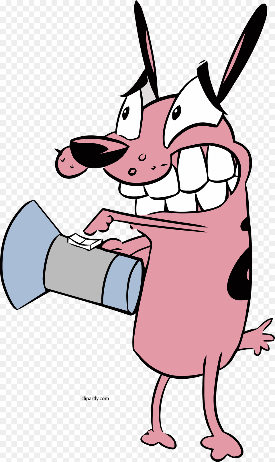 Courage The Cowardly Dog Clipart, Cartoon, Animal, Fish, Sea Life Png