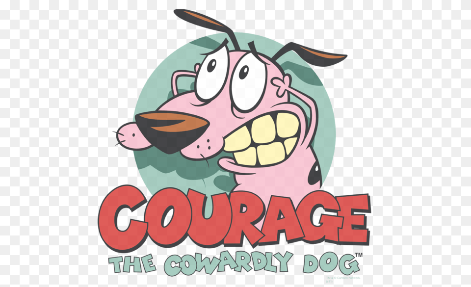 Courage The Cowardly Dog Courage Juniors T Shirt, Advertisement, Poster, Dynamite, Weapon Free Png