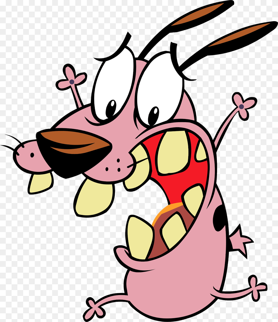 Courage The Cowardly Dog Courage The Cowardly Dog, Cartoon, Animal, Fish, Sea Life Free Transparent Png