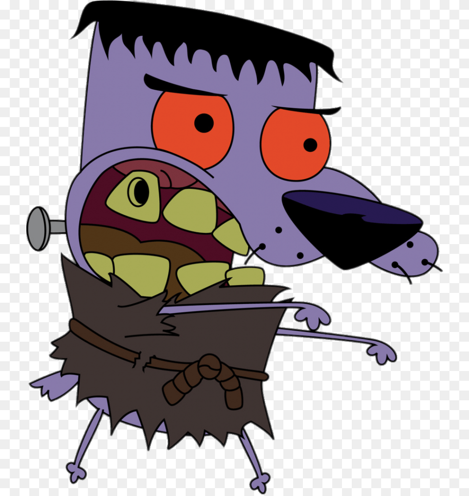 Courage The Cowardly Dog Frankenstein Download Courage The Cowardly Dog Frankenstein, Cartoon, Baby, Person Free Png