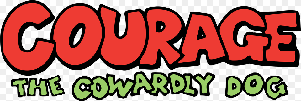 Courage The Cowardly Dog Lettering, Text, Logo, Symbol Free Png