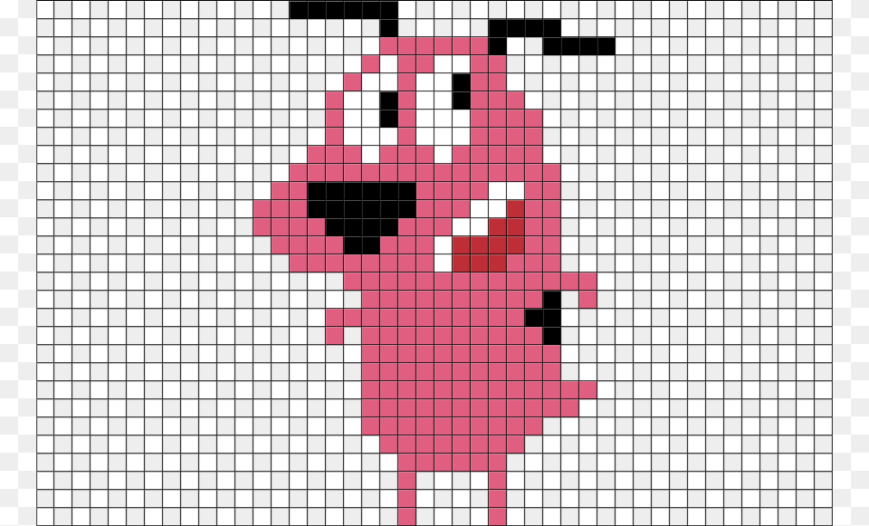 Courage The Cowardly Dog Pixel Art, Cross, Symbol Png
