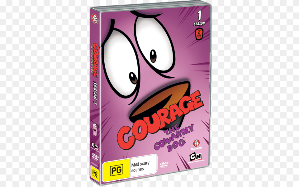 Courage The Cowardly Dog Season One Review Capsule Computers, Disk, Dvd Png Image