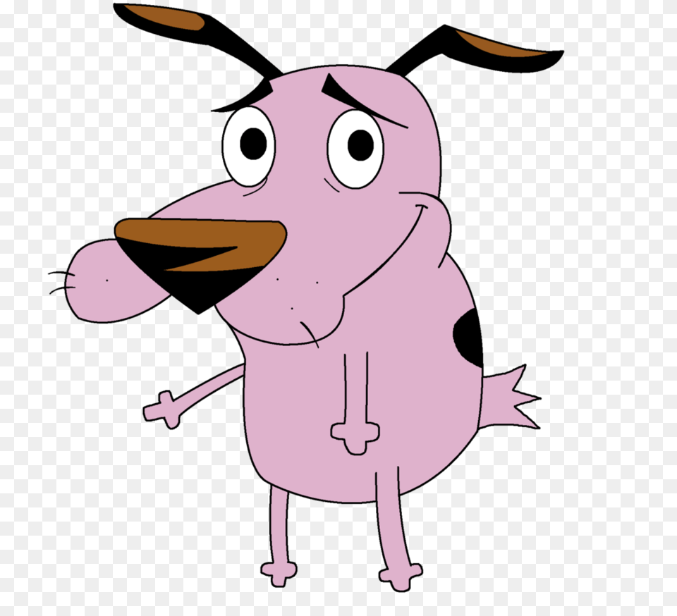 Courage The Cowardly Dog Vector, Cartoon, Baby, Person, Face Free Png