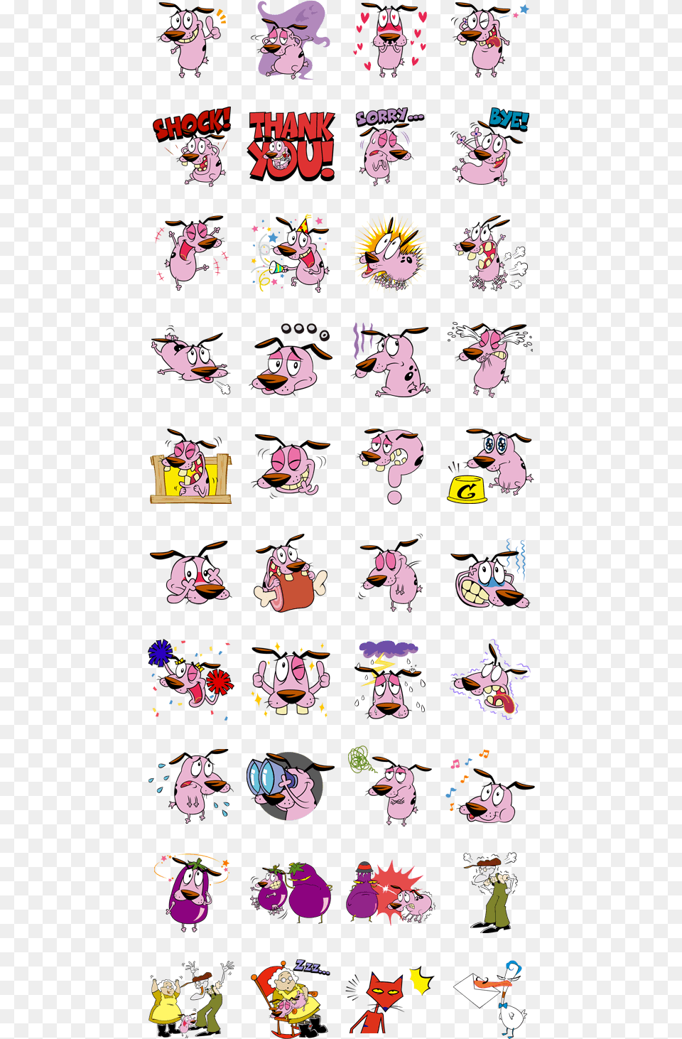 Courage The Cowardly Dog Whatsapp Stickers, Book, Comics, Publication, Person Free Png